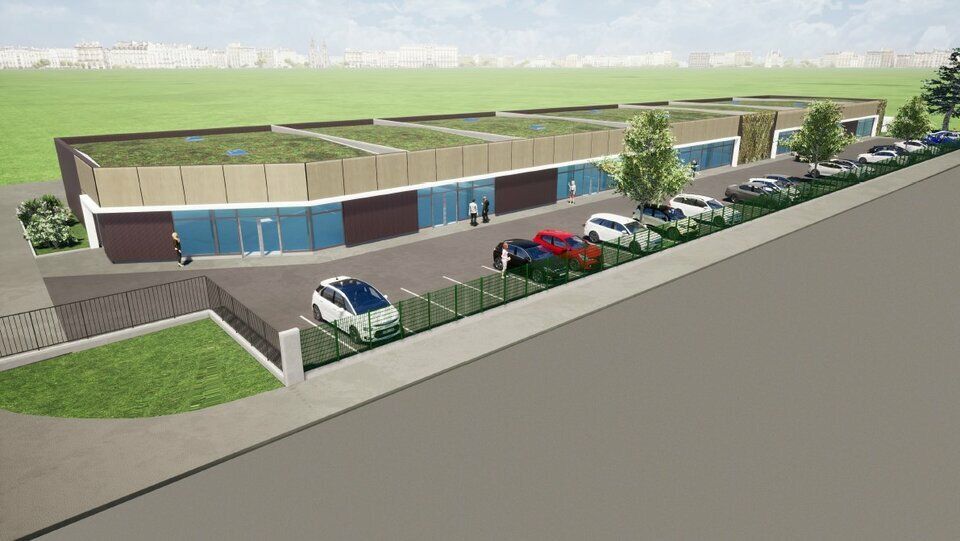 Location local commercial 600 m² divisibles à partir de 300 m²