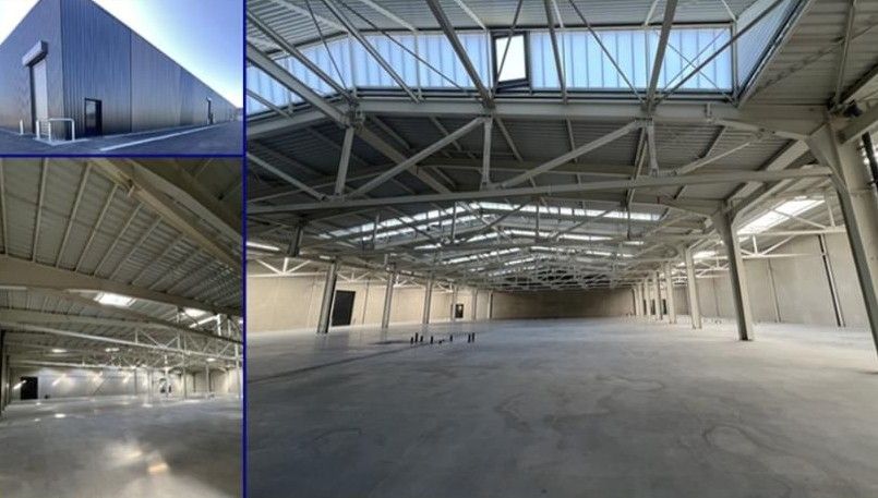 Location entrepôts 4913 m² non divisibles