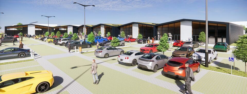 Location local commercial 1327 m² divisibles à partir de 577 m²