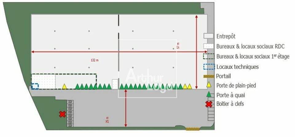 LISSES BATIMENT LOGISTIQUE A LOUER