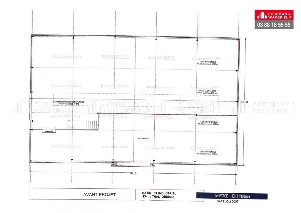 Location activités 683 m² non divisibles