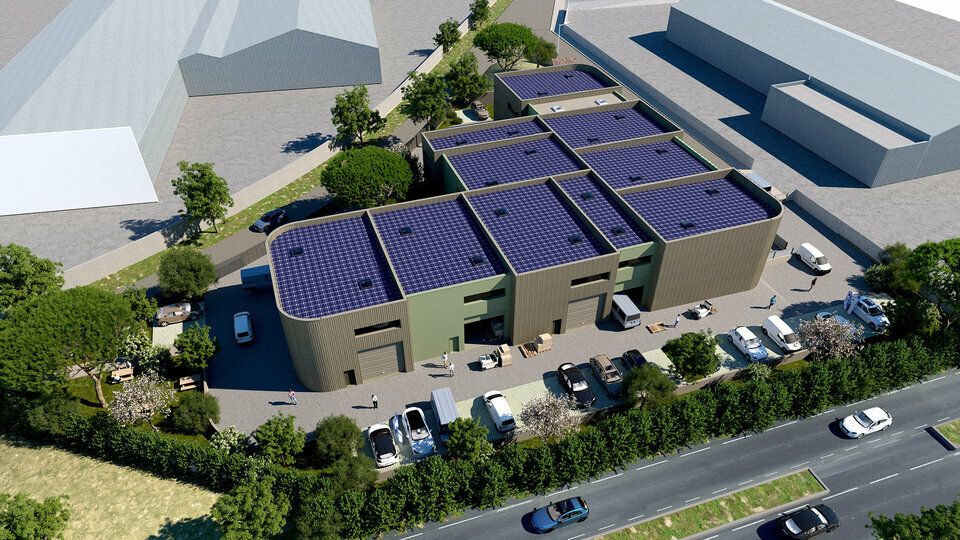 Vente local d''activites 2176 m² divisibles à partir de 116.98 m²