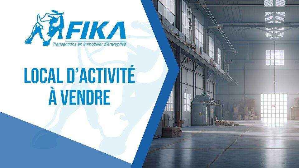 Vente local d''activites 420 m² non divisibles