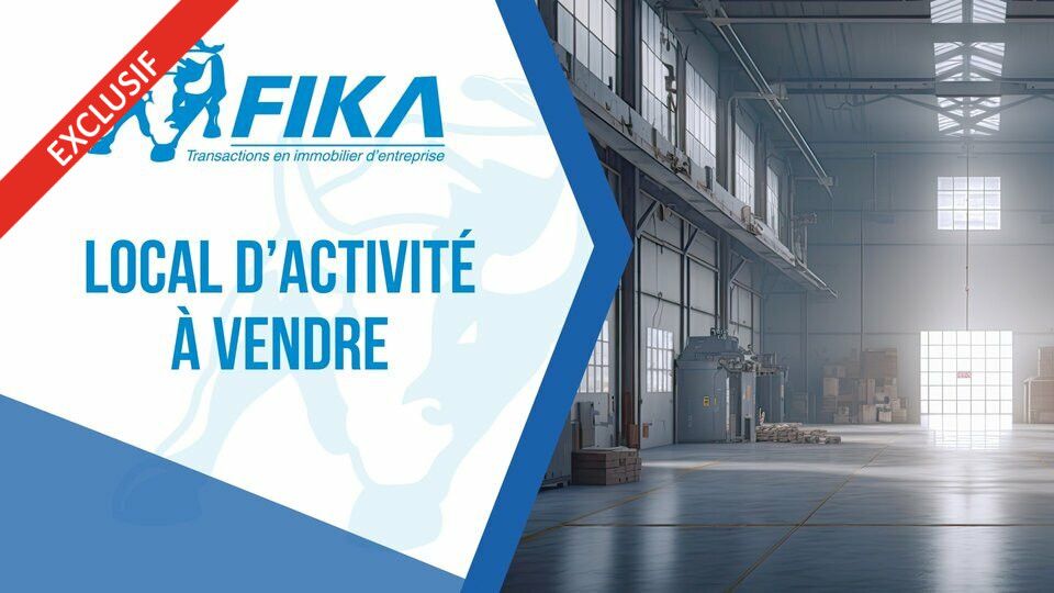 Vente local d''activites 600 m² non divisibles