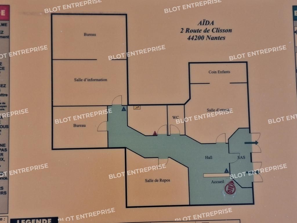 Location bureaux 116 m² non divisibles