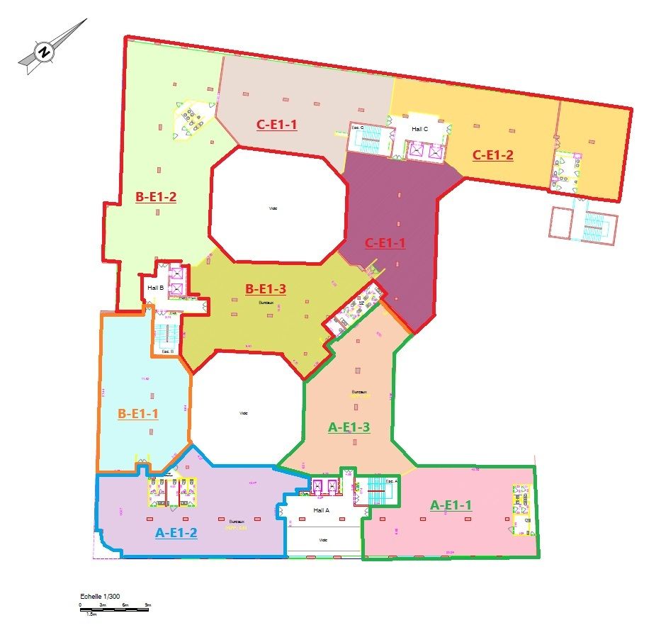 Location bureaux 282 m² non divisibles