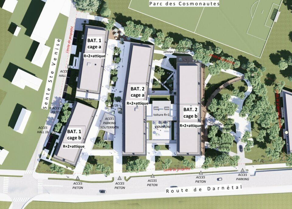 Locaux commerciaux d'environ 1201m²