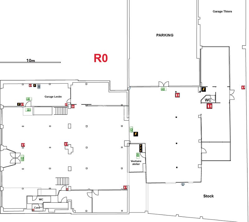 A louer local/bureaux de 1500 m² environ