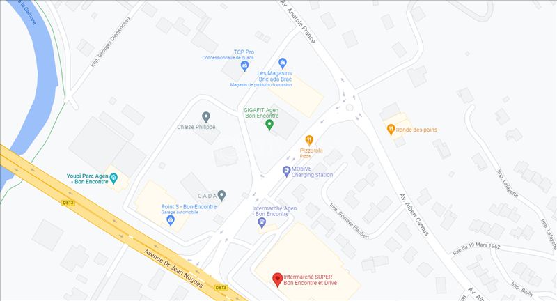 Location local commercial 1970 m² non divisibles