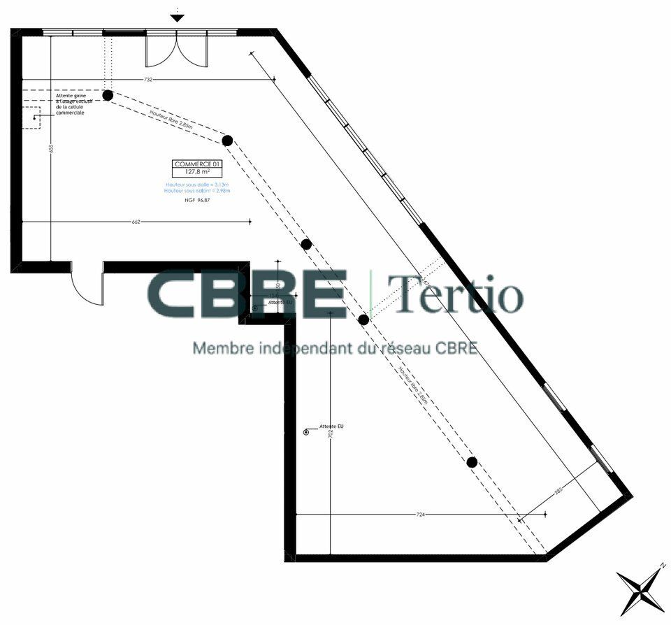 Local Commercial Neuf Tours Nord