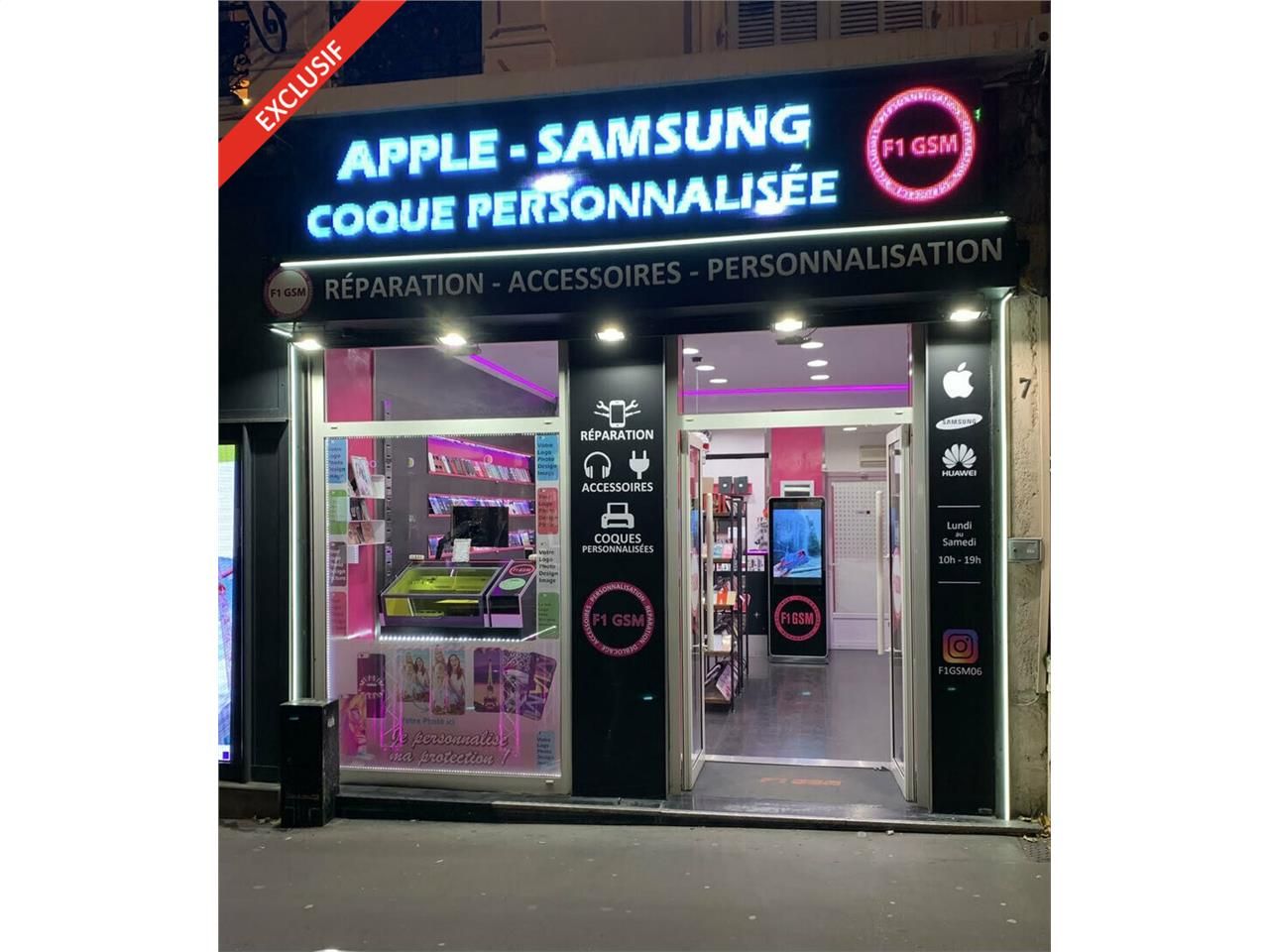 Location local commercial 47.86 m² non divisibles