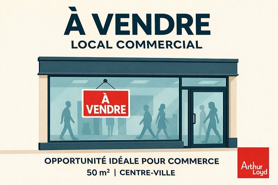 Vente local commercial 49.2 m² non divisibles