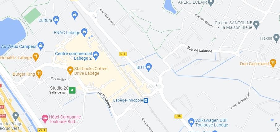 Location local commercial 705 m² à LABEGE