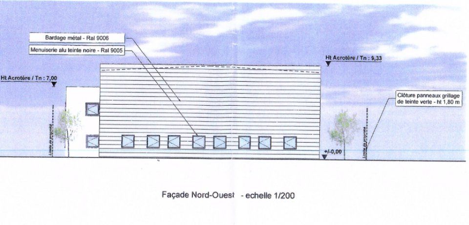 Location local 1071 m² à TOULOUSE