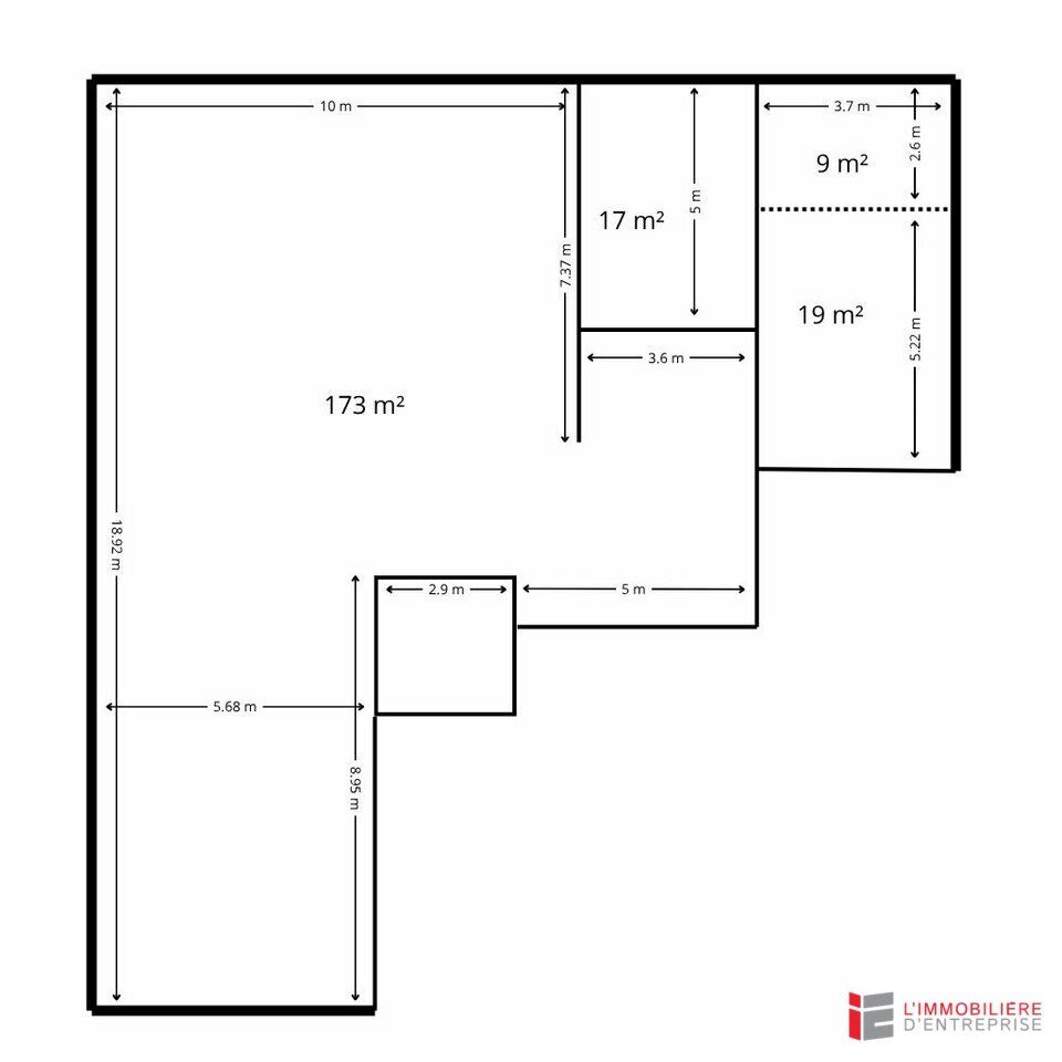 LOCATION – BUREAUX – 207 M² – CESSON-SÉVIGNÉ