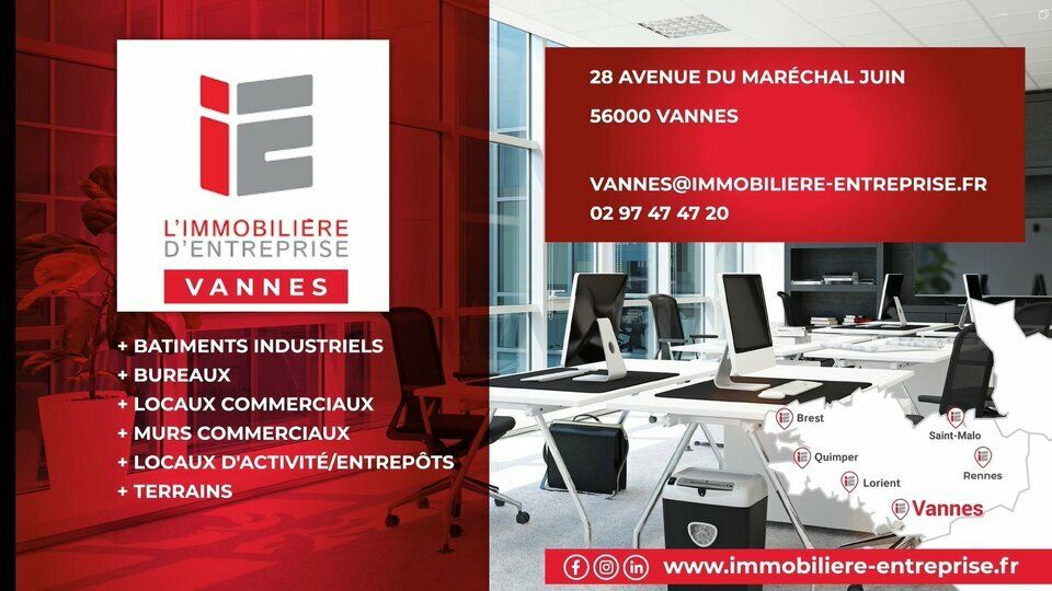 Local commercial de 74m² à louer – VANNES centre-ville