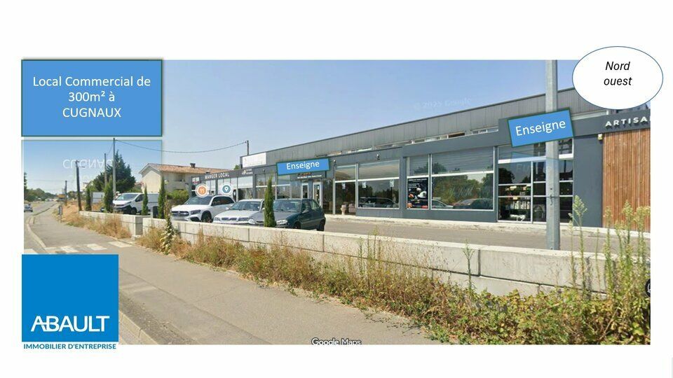 Location local commercial 300 m² non divisibles