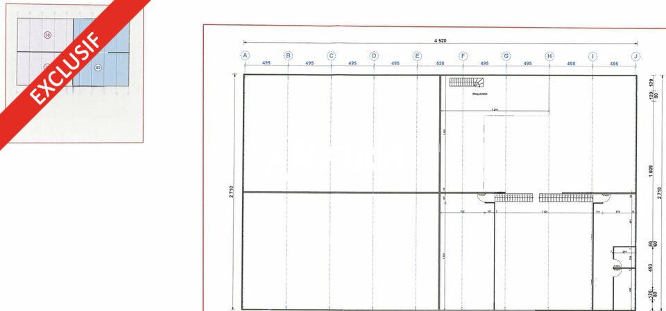 Vente local d''activites 300 m² non divisibles
