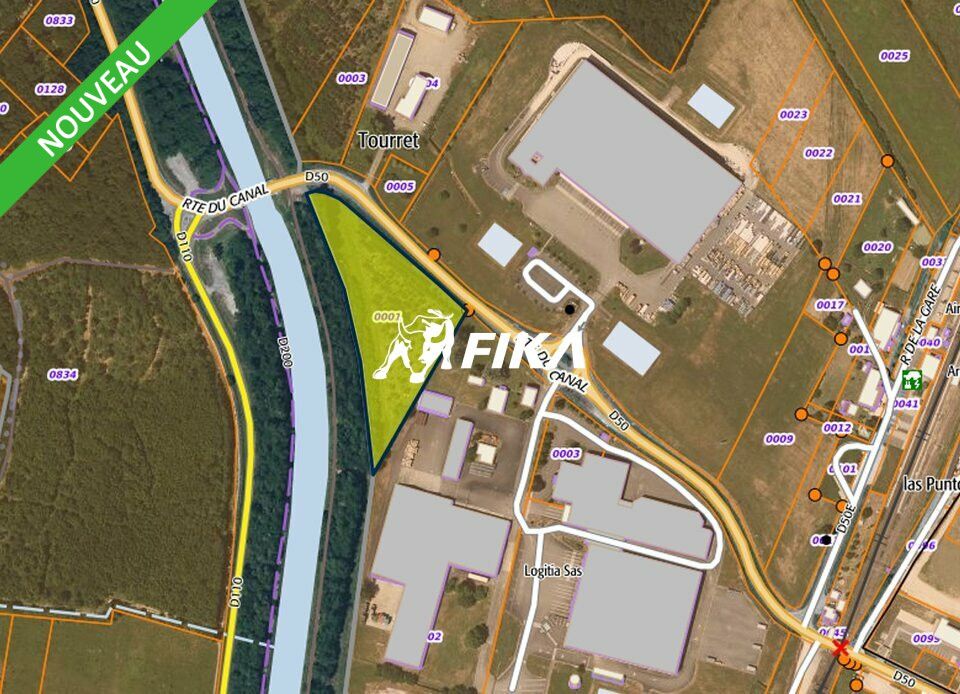 Vente terrain 8727 m² non divisibles