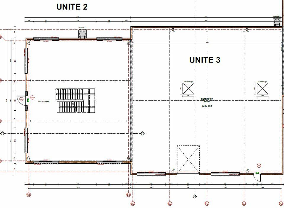 Location activité/entrepôt - 720 m²