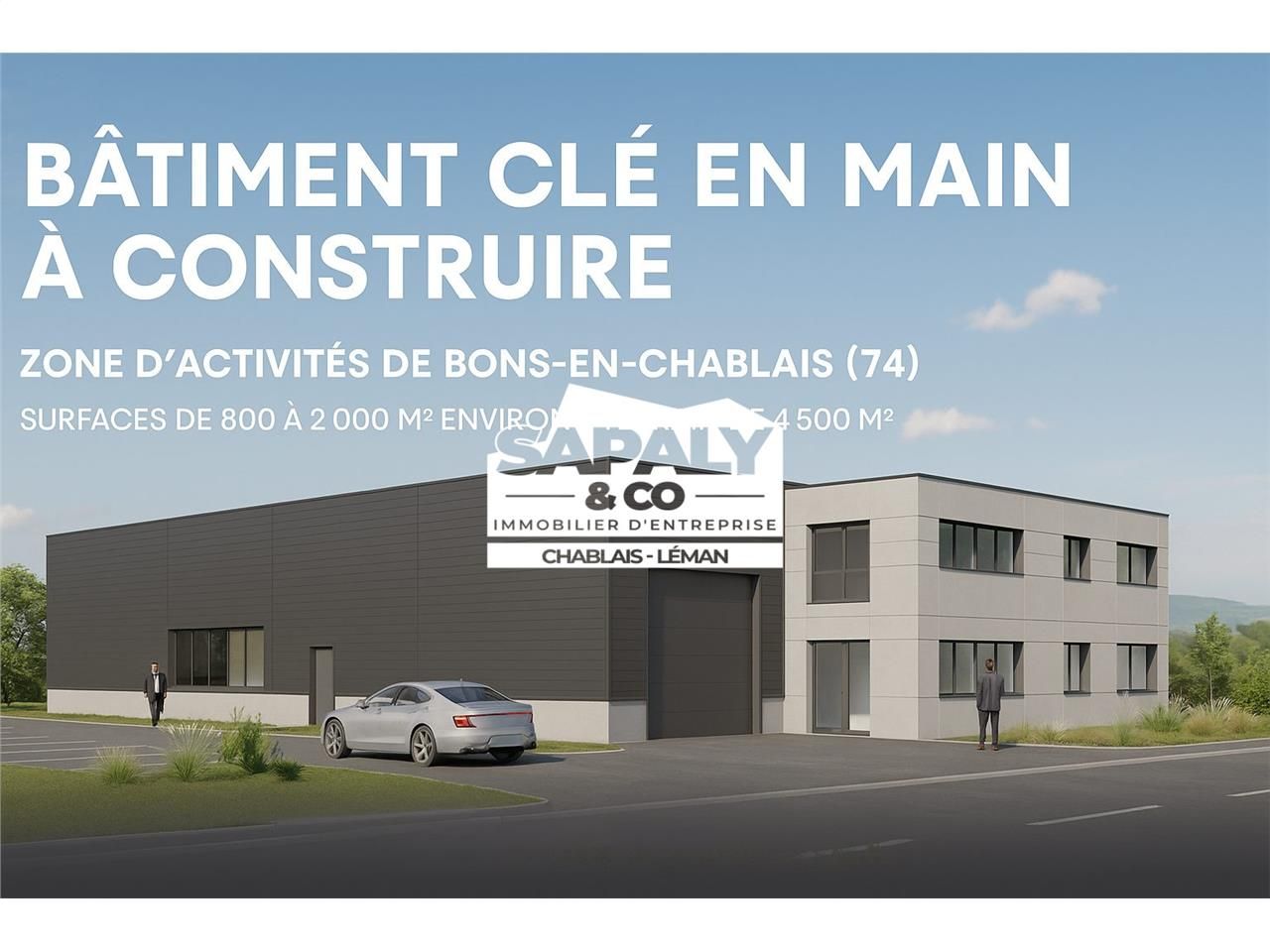 Vente local d''activités 1400 m² à Bons-en-Chablais