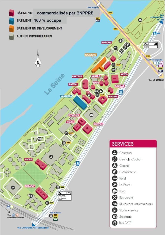 Location PME-PMI 302 m² non divisibles 92737 Nanterre