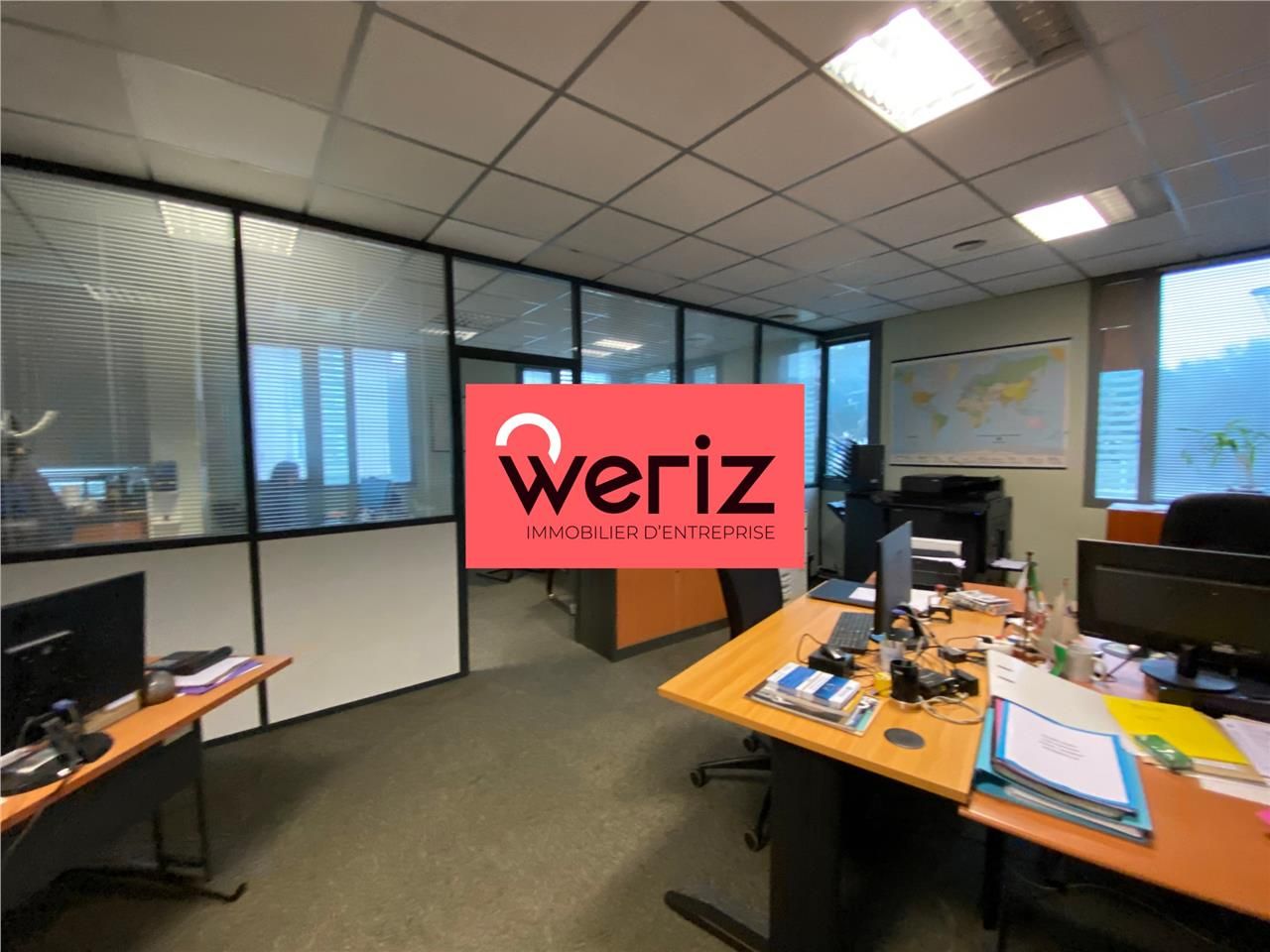 WERIZ vous propose deux surfaces de bureaux en R+