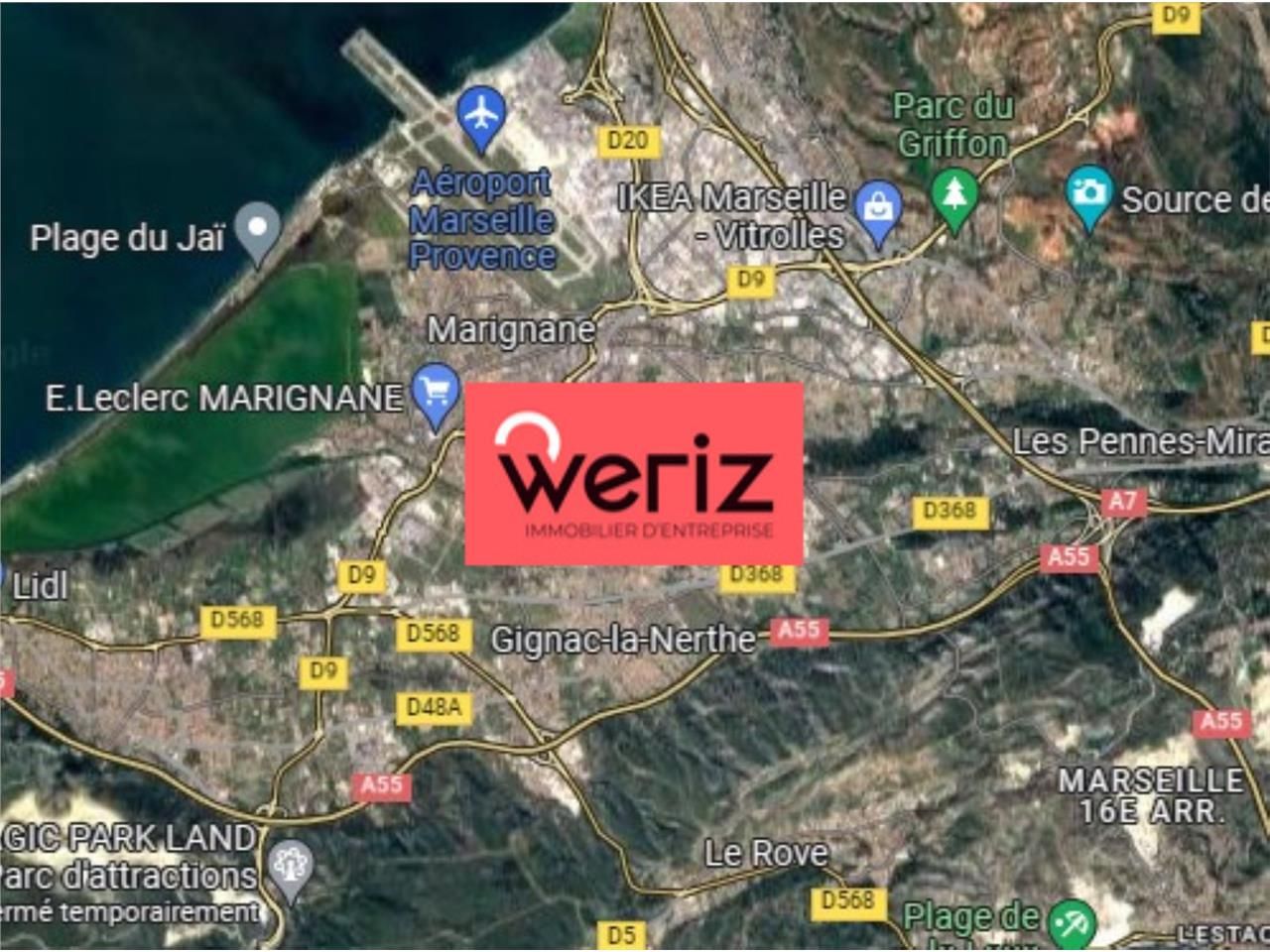 Location entrepots 3200 m² non divisibles