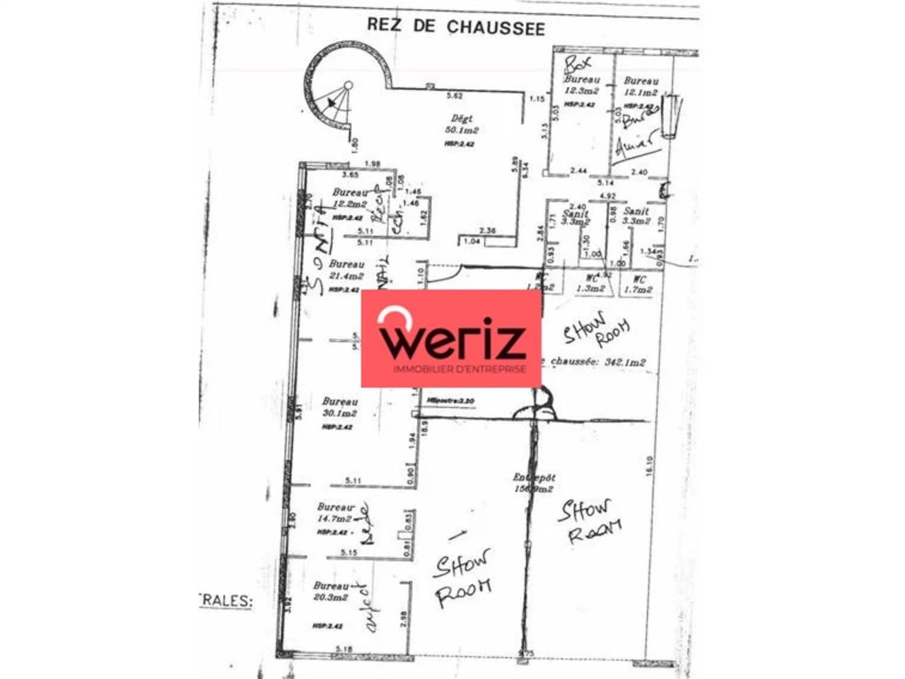Location entrepots 3209 m² non divisibles