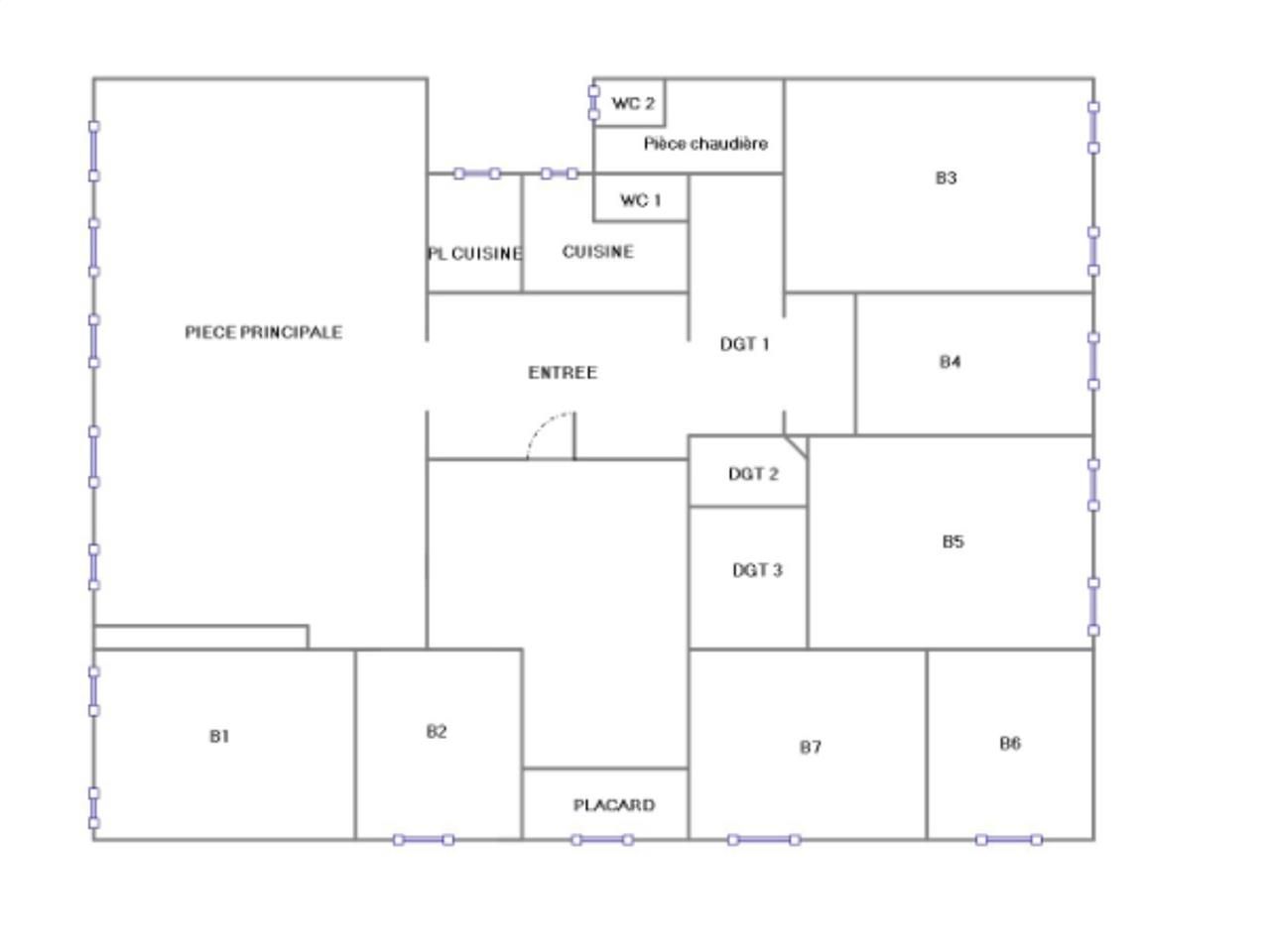 Location bureaux 226 m² non divisibles