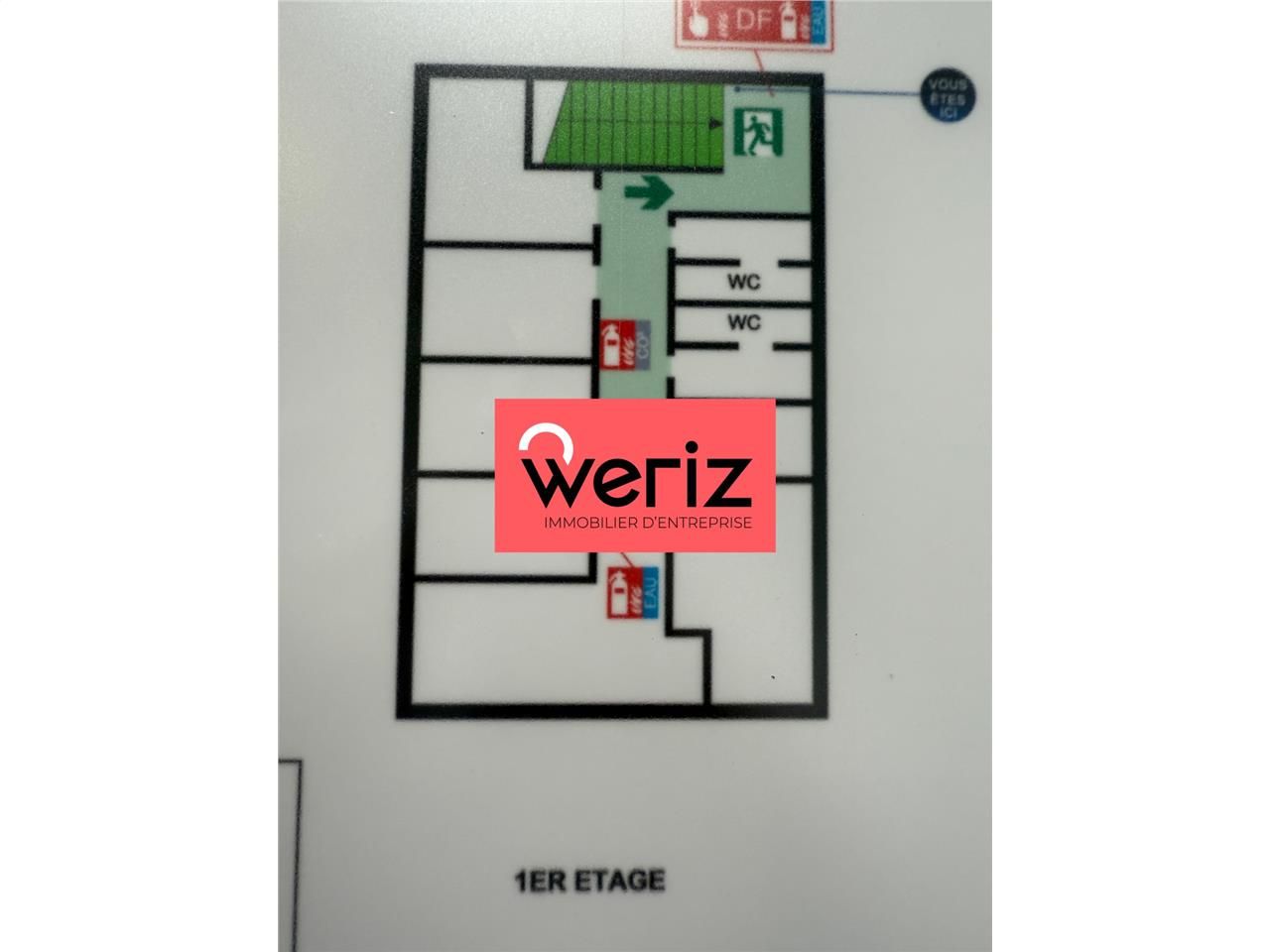 Location entrepots 1265 m² non divisibles