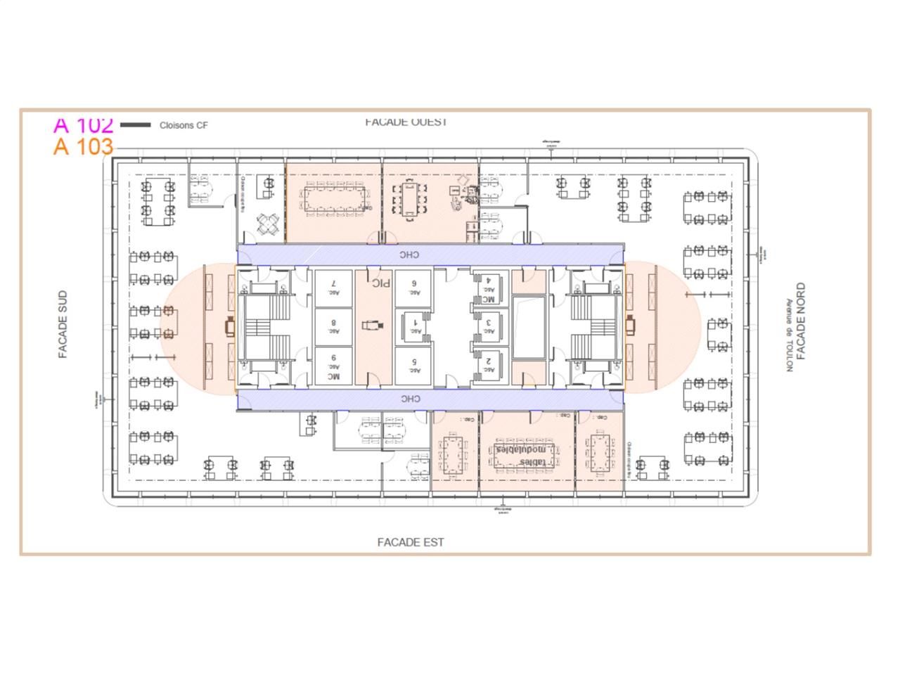 Location bureaux 4075 m² divisibles à partir de 5 m²