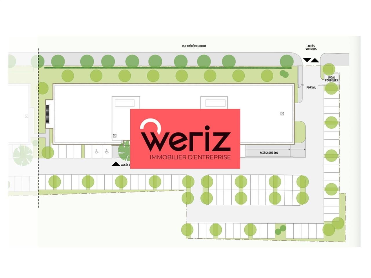 Location bureaux 1979 m² divisibles à partir de 185 m²