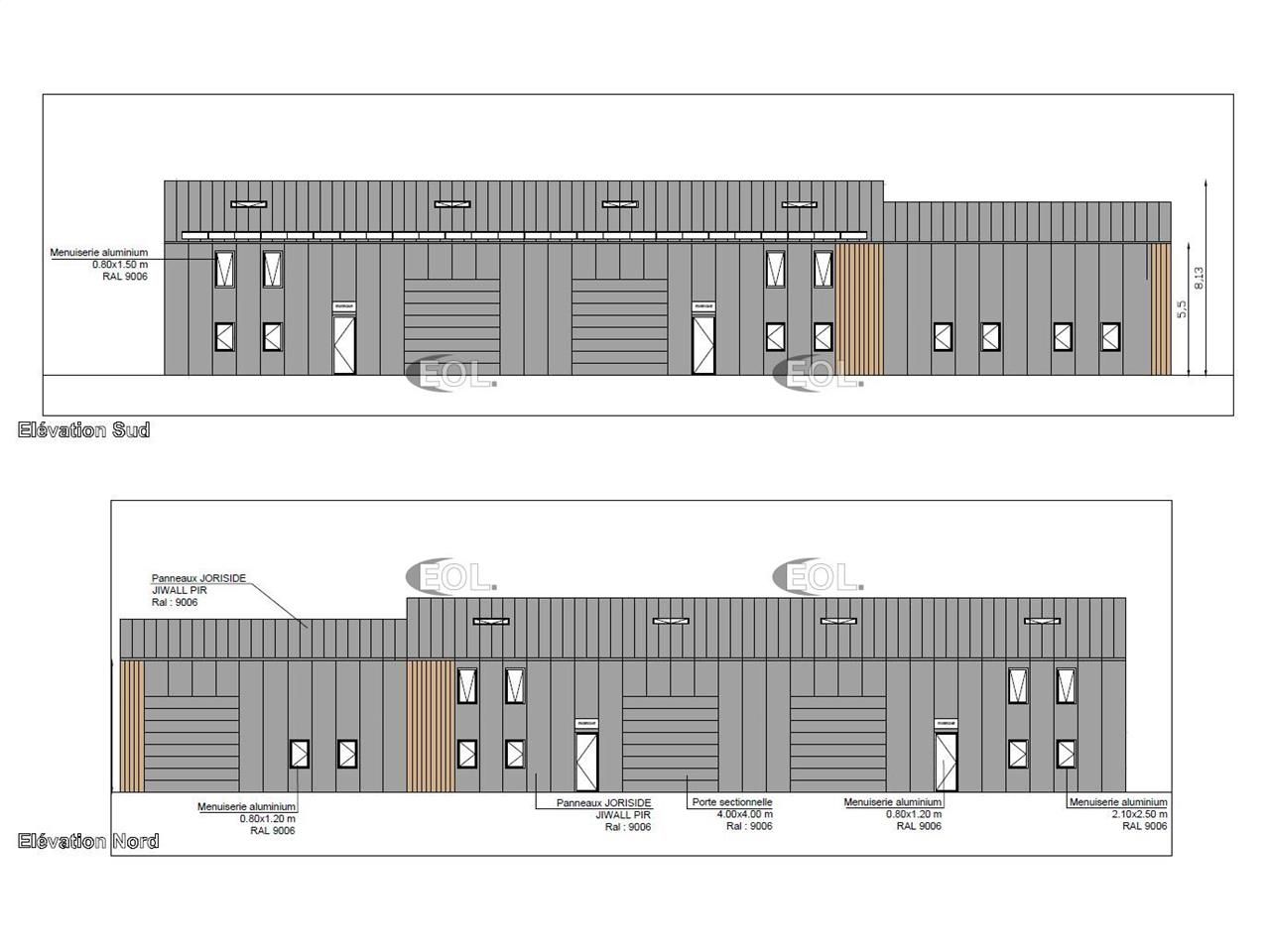Location Local d'activités 1494 m² divisibles à partir de 278 m²