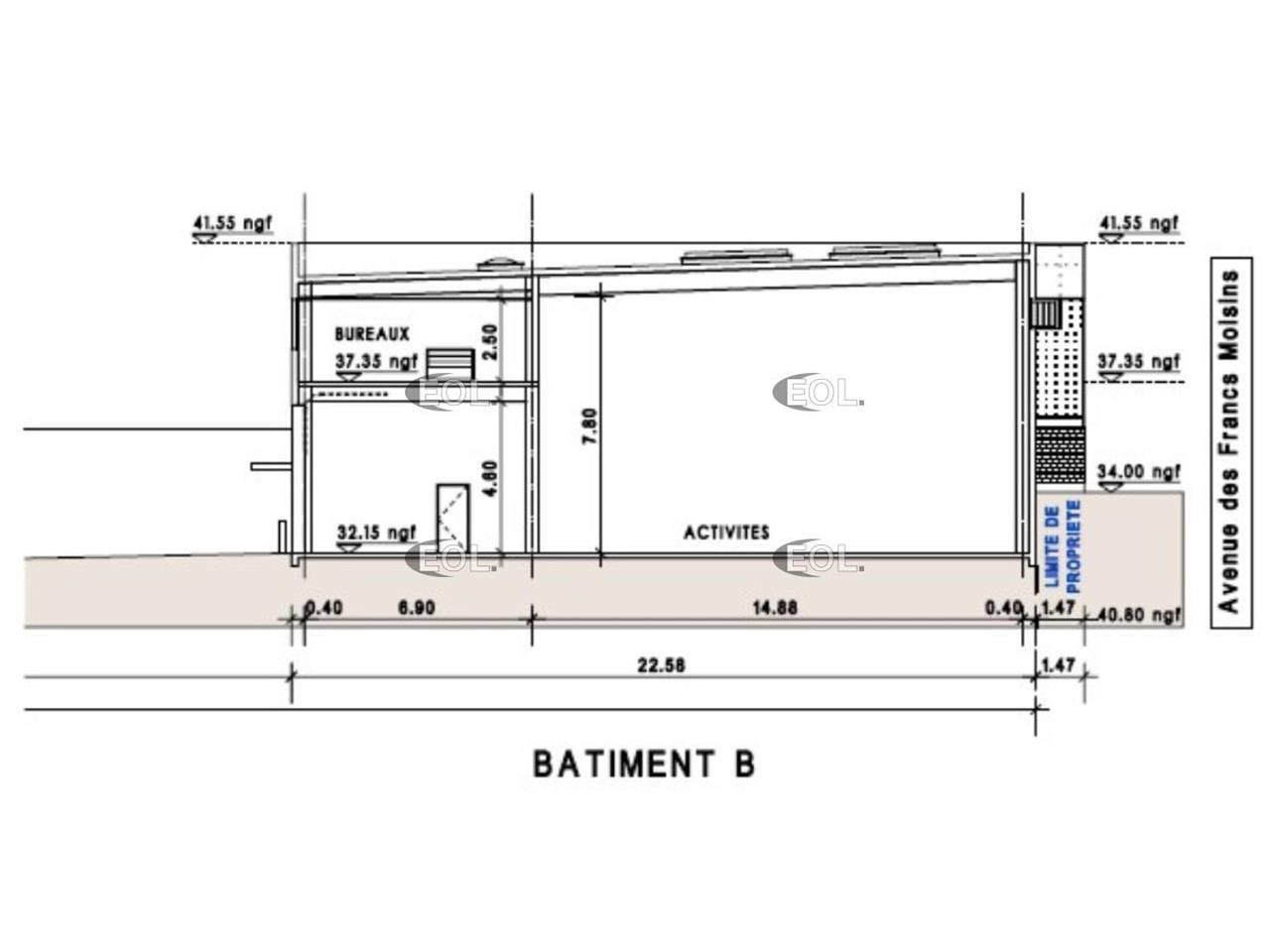 Location Entrepôt 3687 m² non divisibles