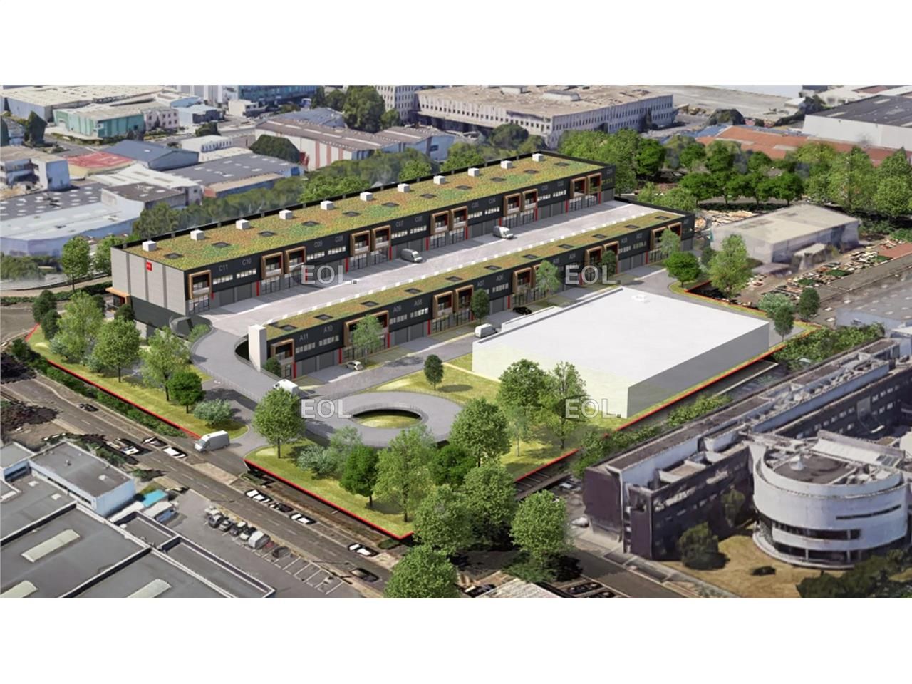 À louer - bâtiment d'activité de 10 017 m² divisibles