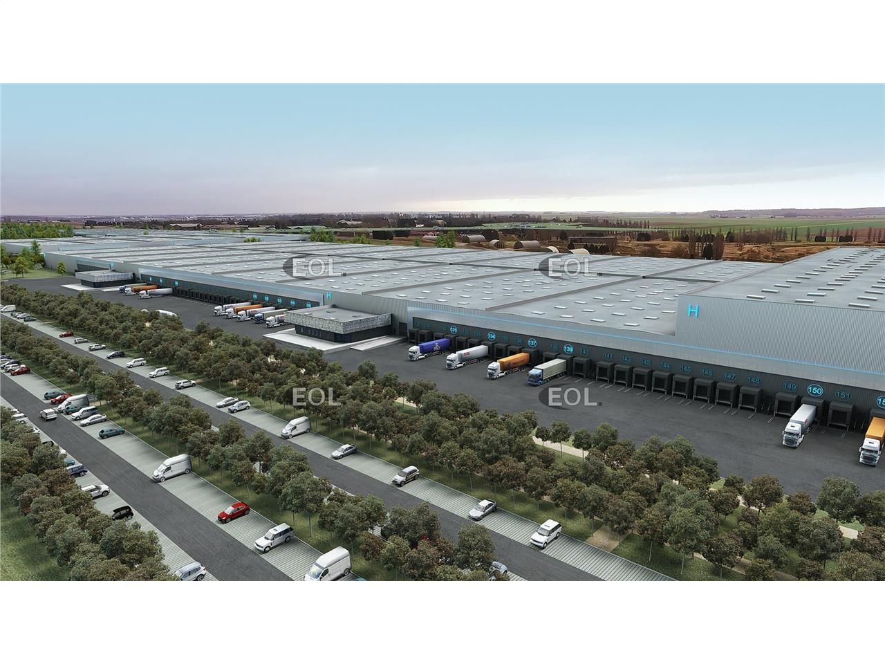 Location Entrepôt 37680 m² non divisibles