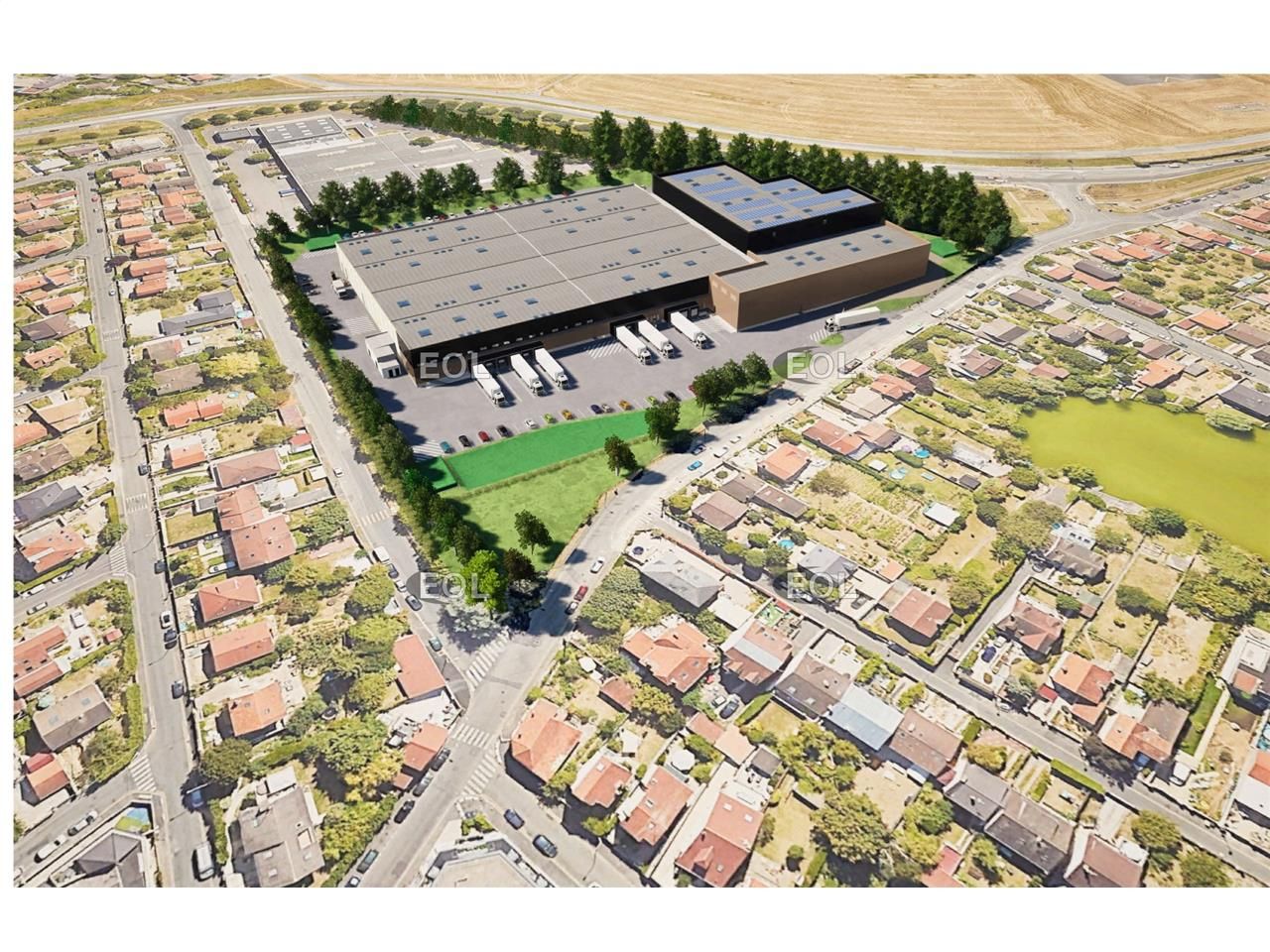 Location Entrepôt 4768 m² non divisibles