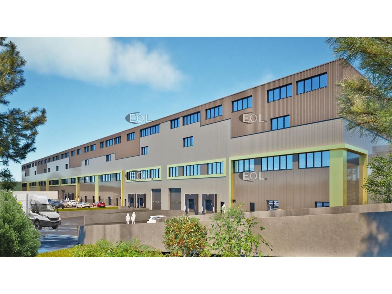 A louer cellules d'activités/logistiques dans un immeuble neuf à Gonesse (95)