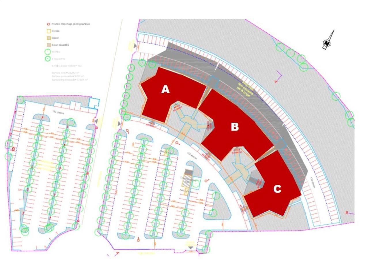 Location bureaux 2054 m² divisibles à partir de 46 m²