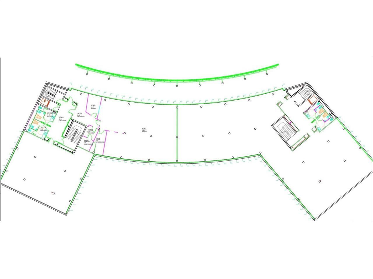 Location bureaux 1901 m² divisibles à partir de 229 m²