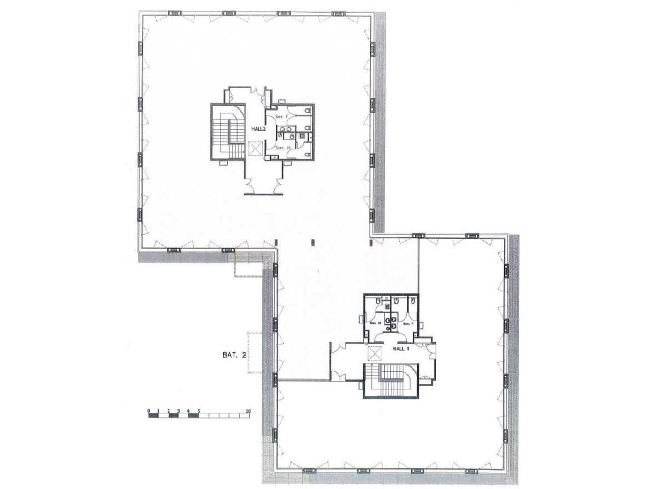 Location bureaux 646 m² divisibles à partir de 117 m²