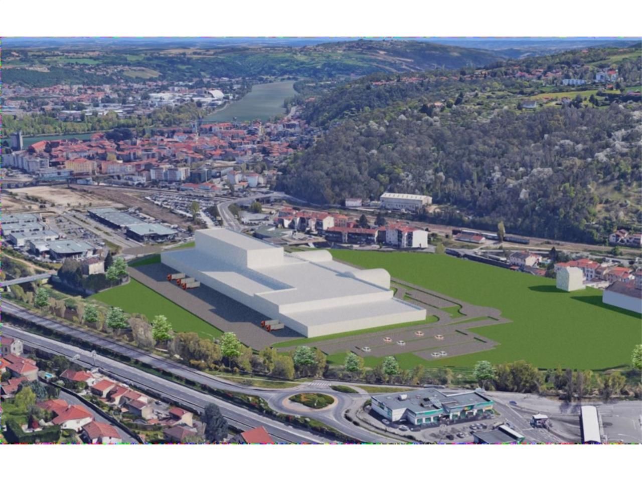 Situé à proximité immédiate de l'A709, et sur le 