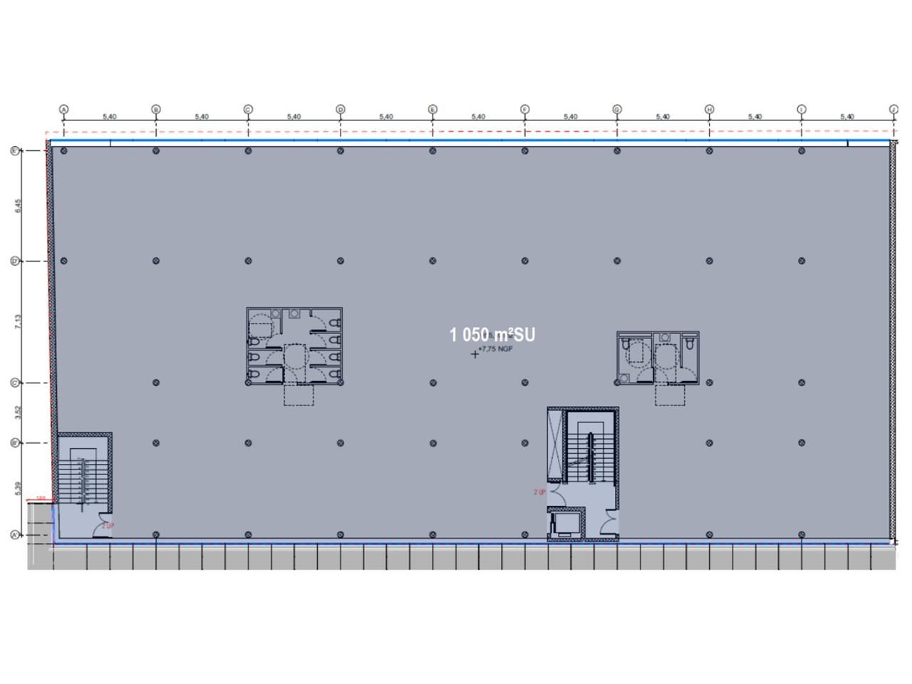 Vente bureaux 2360 m² non divisibles