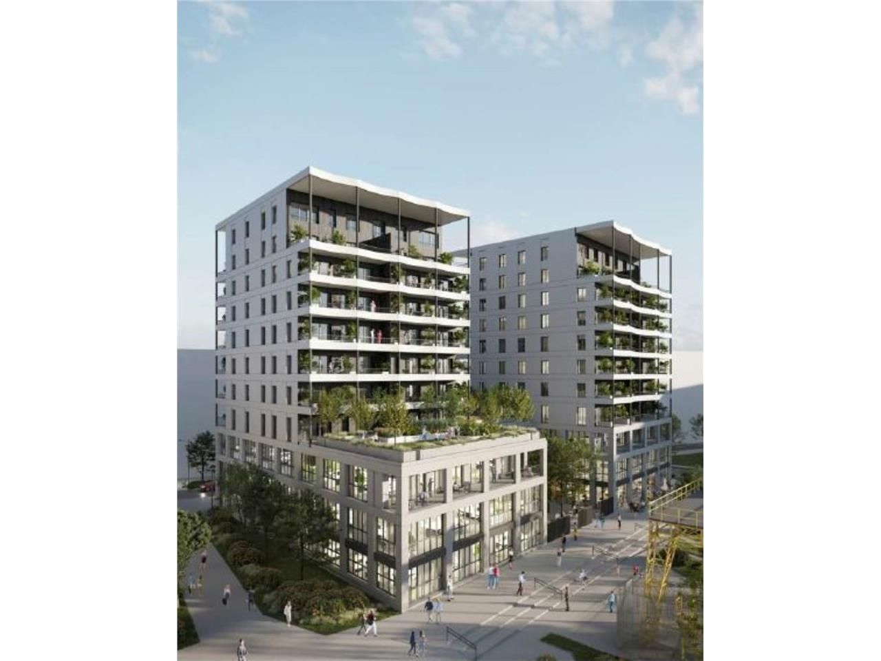 Au coeur du quartier central des affaires de Bord