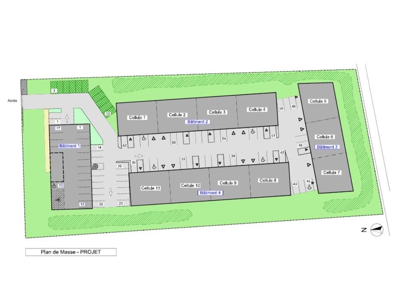 Location entrepots 580 m² divisibles à partir de 286 m²