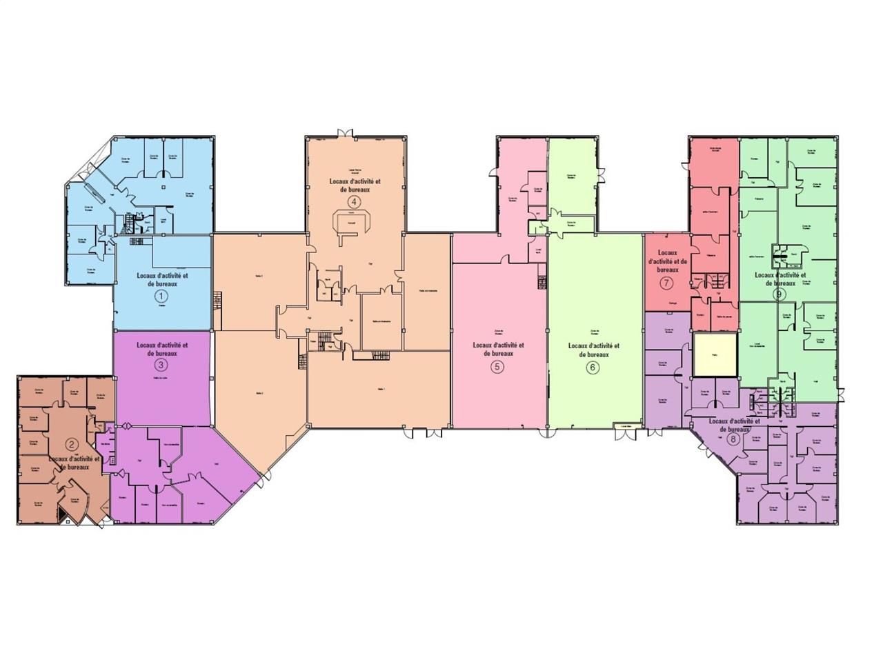 Vente entrepots 2873 m² divisibles à partir de 196 m²