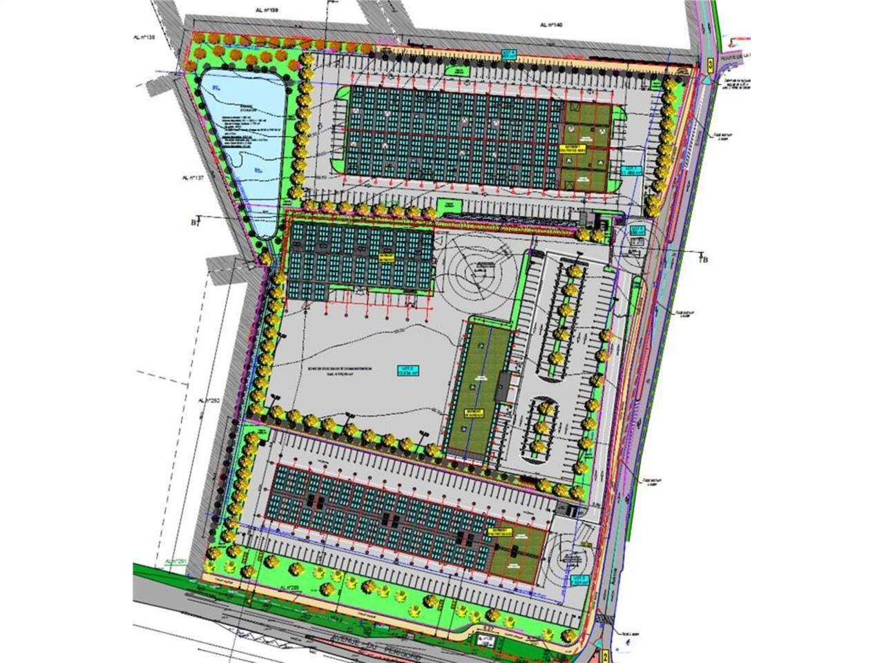 Vente entrepots 2356 m² divisibles à partir de 367 m²