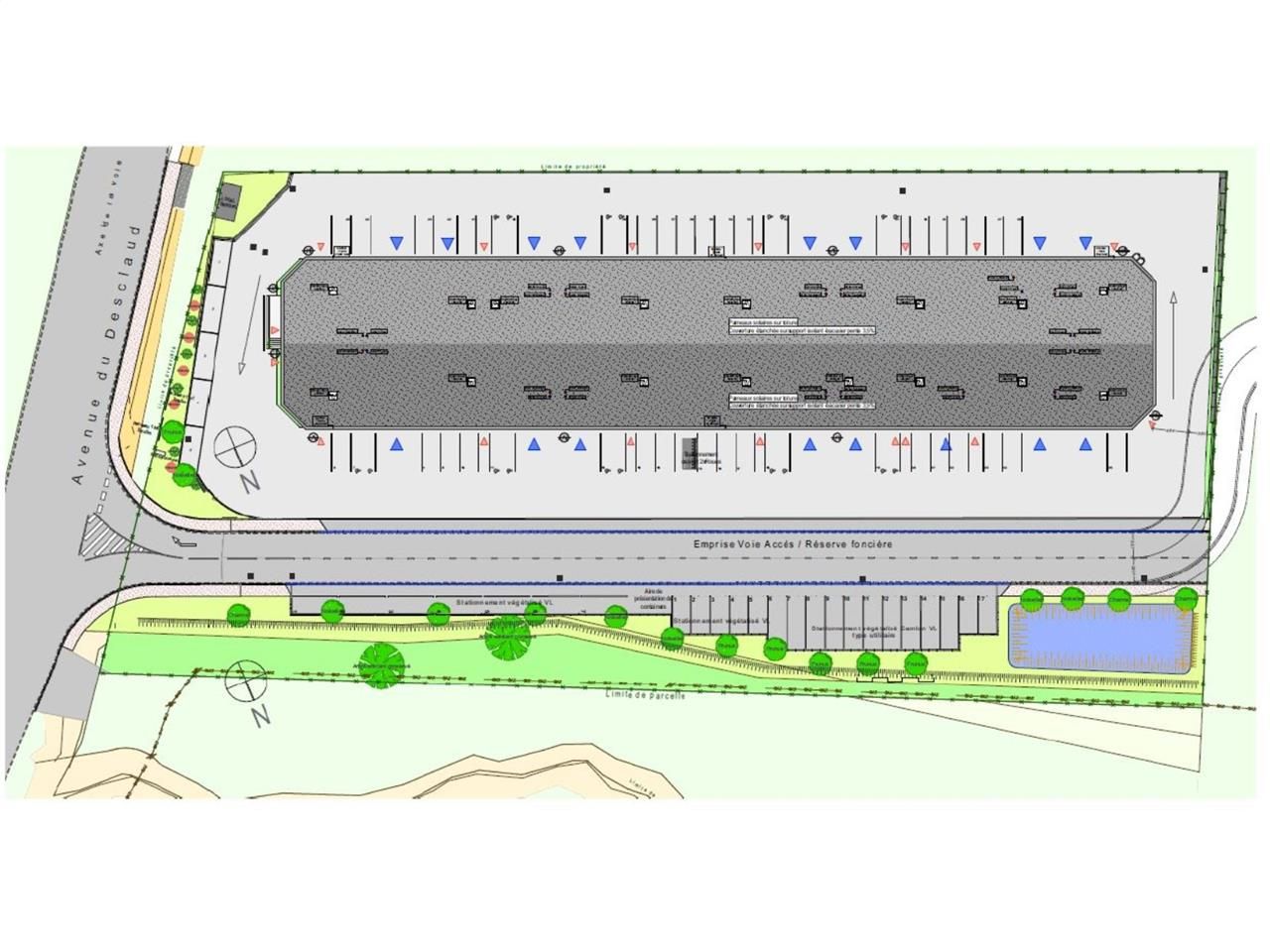 Vente entrepots 1525 m² divisibles à partir de 295 m²