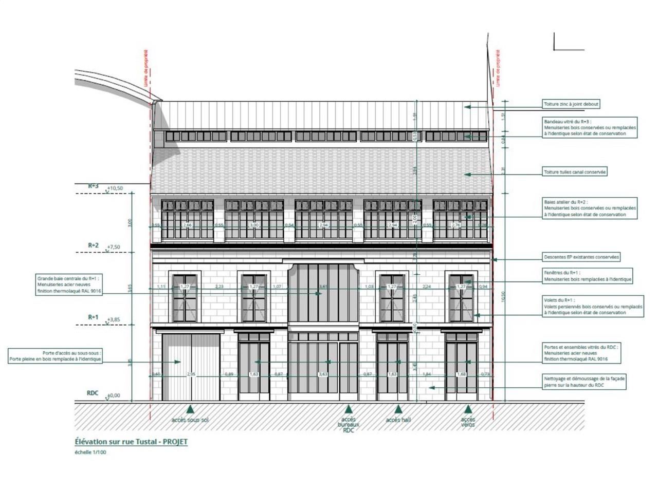 Vente bureaux 766 m² divisibles à partir de 80 m²